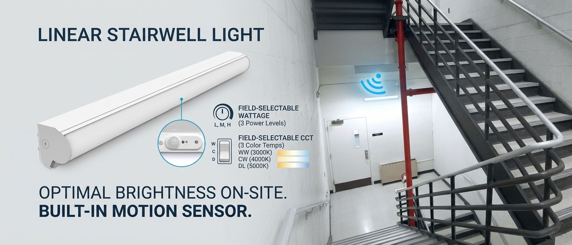 MSL Linear Stairwell Light