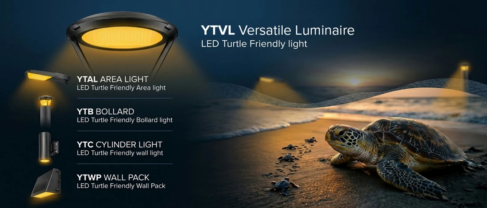 YTVL Post top - Turtle-Friendly Light