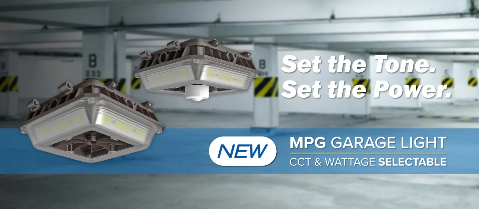 MPG Garage Light - CCT & Wattage Selectable